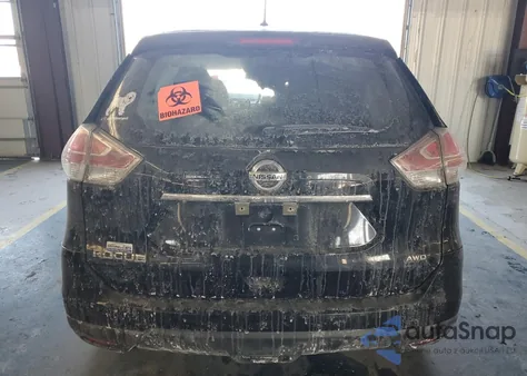 2015 Nissan Rogue S из США, поврежденный, VIN KNMAT2MV2FP543167